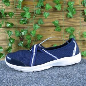 Easy Spirit Women Quinty Slip-On Blue Fabric Sz 9 Medium Gently Used 2025